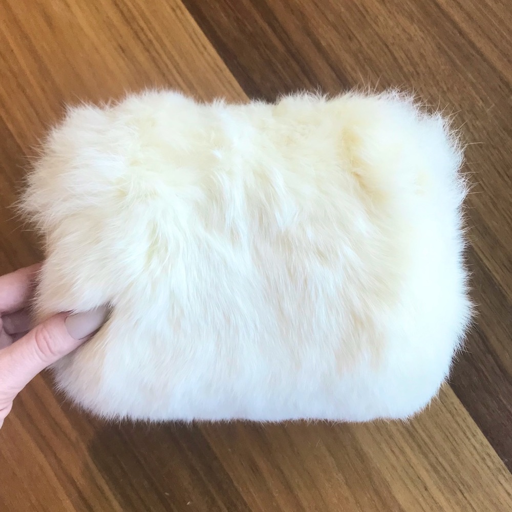 Vintage Rabbit Fur Hand-warmer 🤍